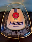 Anheuser Busch Natural Light Electric Beer Sign Vintage 1970s-80s Tested