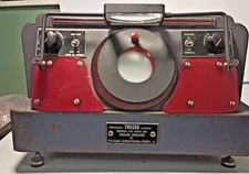 Vtg. Trojan Retouching Machine w/Gear Driven Magnifier Tested WORKS