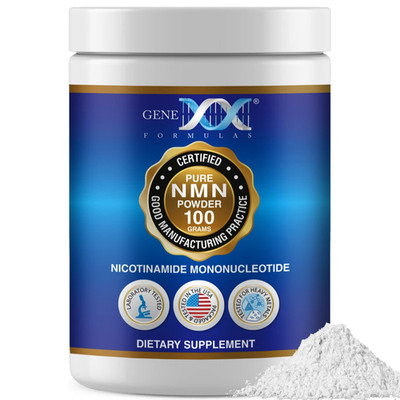 Genex Formulas Pure Nmn Powder 100 Grams Instant Dissolve Shelf Stable