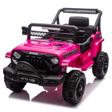 2 Seater Kids Electric Car 12V Ride on Toy Wheel Truck with Remote Control, LED
