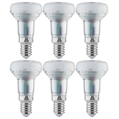 6 x LightMe LED Glas Reflektor R39 1,5W E14 matt 125lm warmweiß 2700K 30° Licht