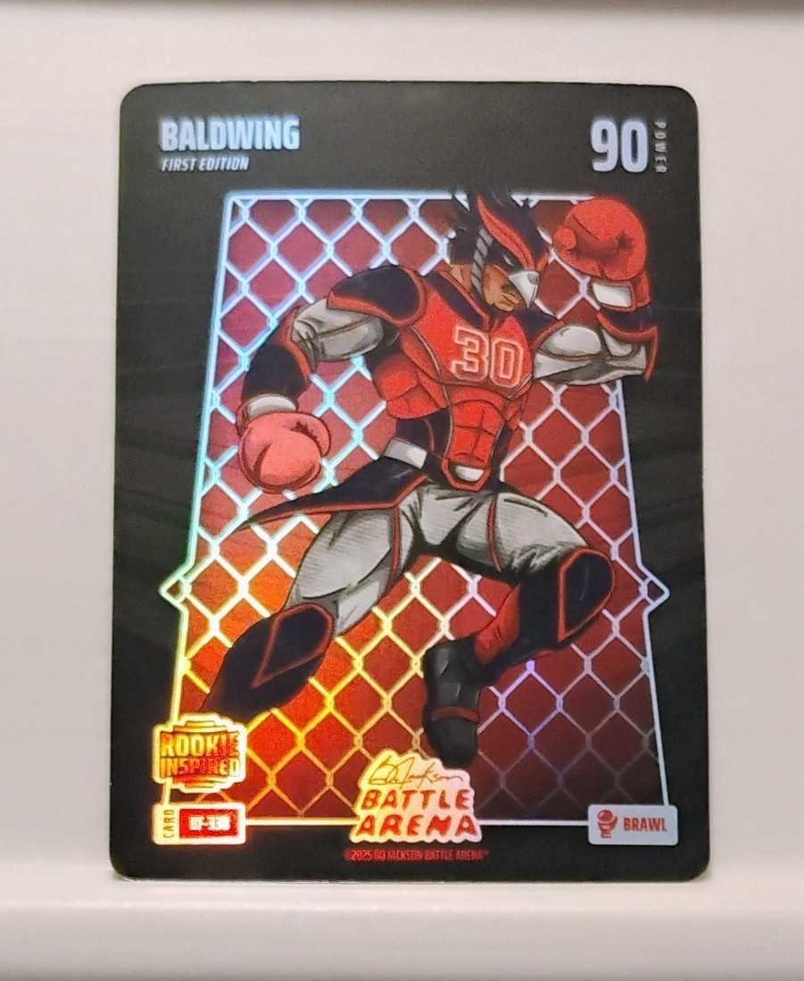 Drake Baldwin Rookie First Edition (Brawl) Red Holo- 2026 BoJackson Battle Arena