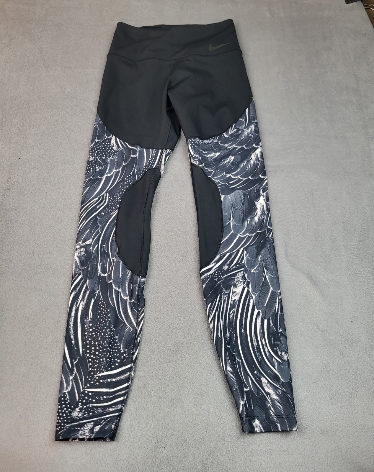 Nike Womens Power Gym Tights Black Lightweight Stretch Performance