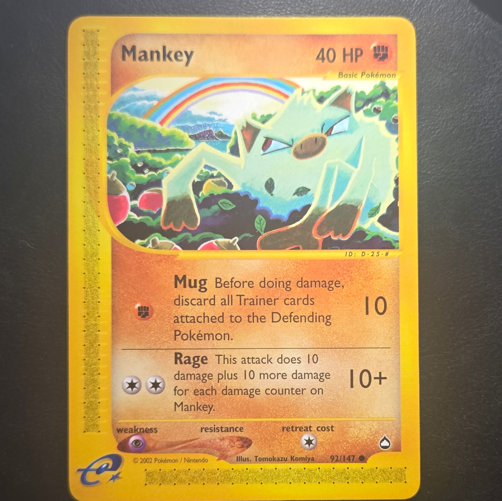 Mankey Aquapolis Common 92/147