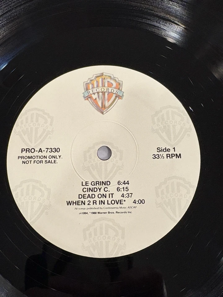 Prince The Black Album Promo Vinyl PRO-A-7330 RARE! - Image 4 of 4