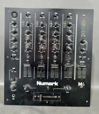 Numark M6USB 4-Channel DJ Mixer - Black