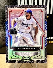 2025 Tier One CLAYTON KERSHAW #30 Black Foil 10/10 - Los Angeles Dodgers HOF 🏆