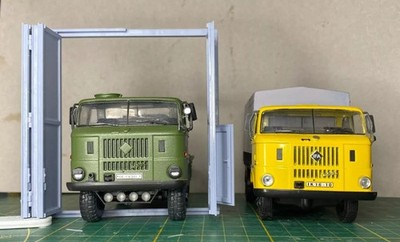 DDR_ TGL-Stahltor, Dreh- Schiebetor, 1:72, Revel, Italieri, Eduard
