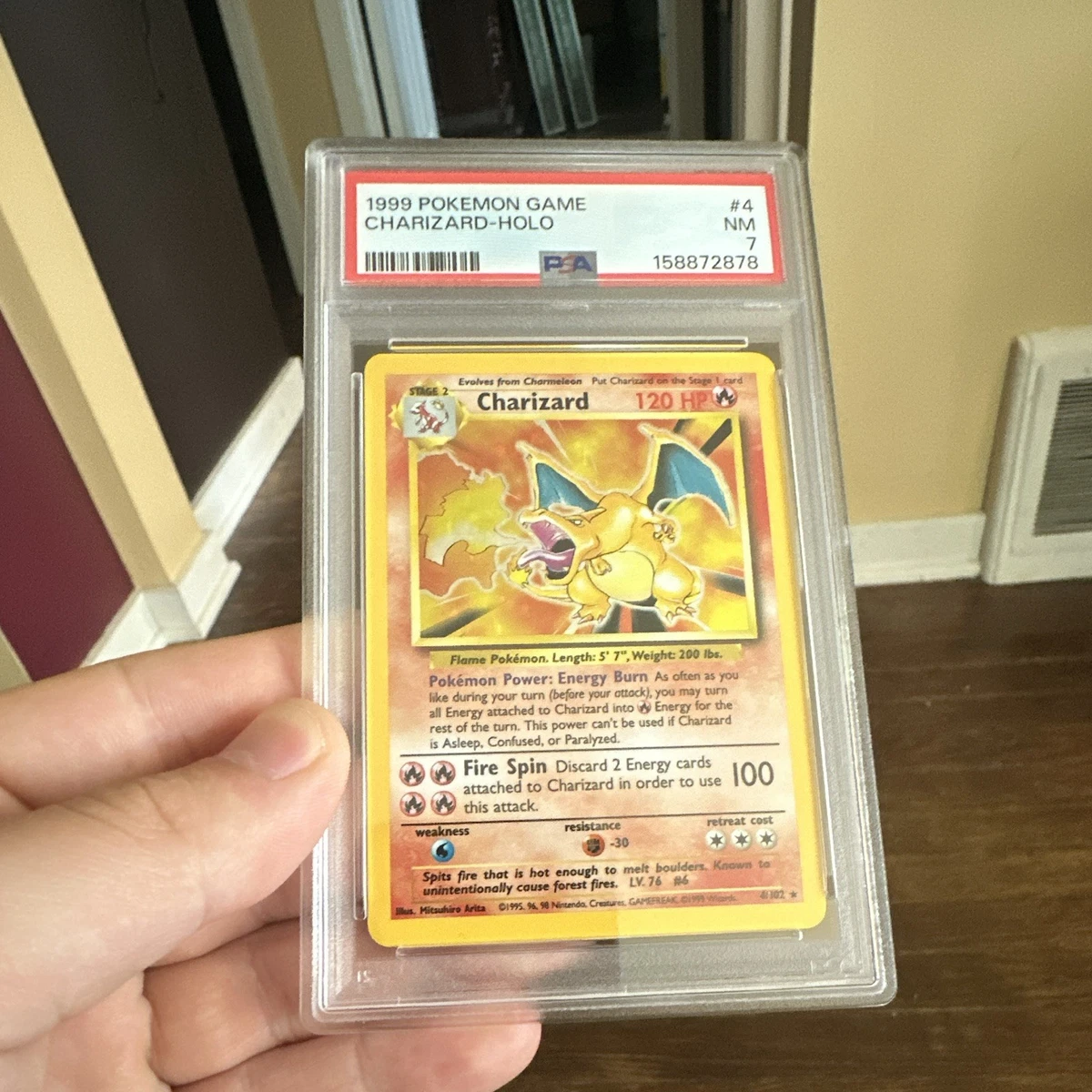 Pokémon TCG Base Set Grade 7 Individual Collectible Card Game