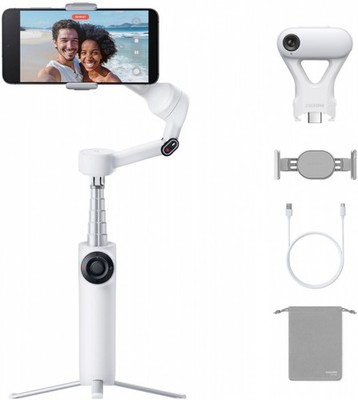 INSTA360 Flow 2 AI Tracker Bundle Summit White | Stabilisierungssysteme