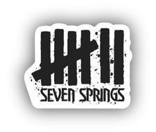 7 Springs Ski Resort Vinyl Printed Sticker