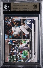2025 TOPPS NOW #443 JUDGE/RODRIGUEZ BGS 10