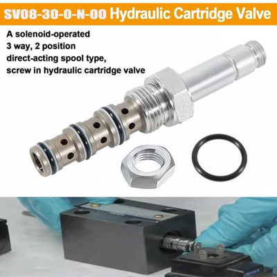 #ad SV08 30 0 N 00 Solenoids Spool Valve 3 Way 4 GPM For VC08 3 Cavity Uses Size 08 $46.99