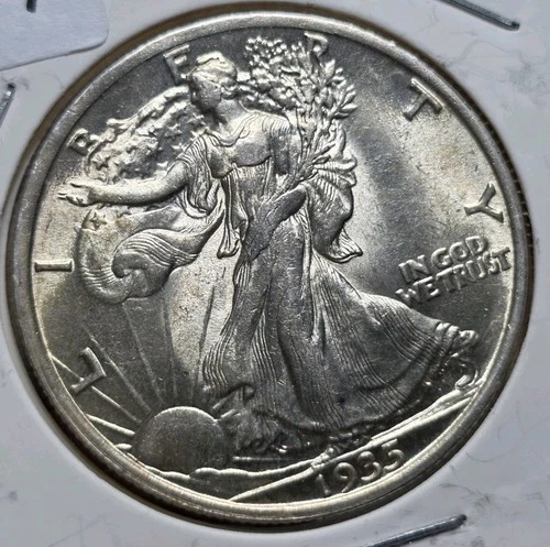 Gem 💎 BU 1935 P Walking Liberty Half Dollar Strong 💪  Strike