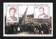 2022 Monaco Stamp Scott #3122 Souvenir Sheet MNH/OG CV $12.50