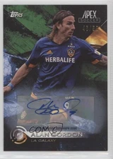 2016 Topps Apex Green Auto /50 Alan Gordon #87 Auto