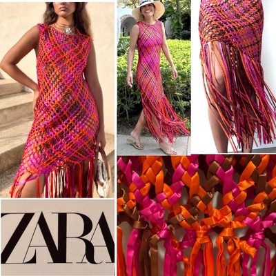 Carousell Orange Jumpsuit Zara Carousell Zara Flamingo Dress NWT