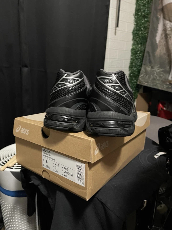 ОГРАНИЧЕНО! Гель ASICs 1130 черный/чистое серебро 4-7,5 мужской/Y - Изображение 4 из 4