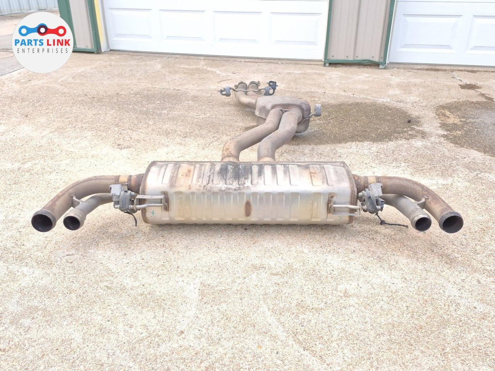 2016-20 BENTLEY BENTAYGA EXHAUST MUFFLER PIPE RESONATOR FLAP SILENCER 6.0L 636
