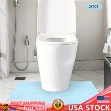 60 60cm U-Shape Toilet Mats Non-Woven Fabric Waterproof Floor Urine Covers Clean