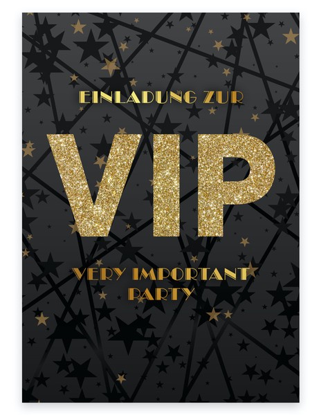 12 Einladungskarten Karte Geburtstagseinladung Vip Kindergeburtstag 14,8X10,5Cm-image