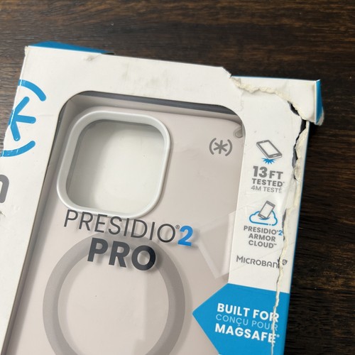Speck Presidio2 Pro ClickLock Case for iPhone 15 Pro Max Bleached Bone OPEN NEW - Picture 3 of 5