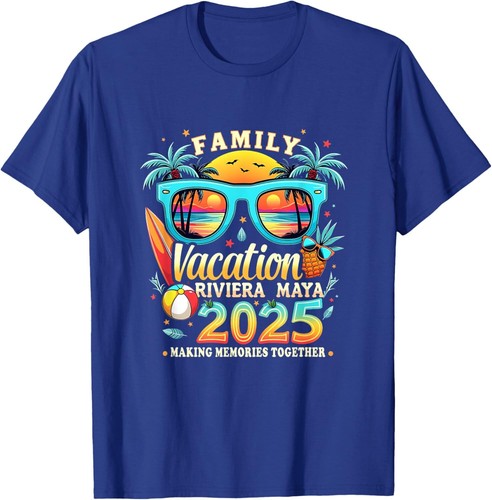 Family Cruise Squad Family Vacation Riviera Maya 2025 T-Shirt Hoodie - Picture 11 of 13