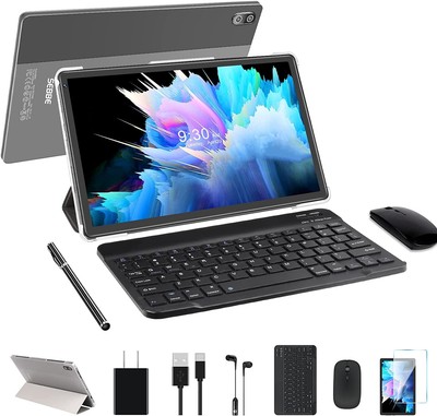 SEBBE Android 11 Tablet, 2023 2 in 1 Tablets, 10.36 Inch HD Display, 2.0 GHz