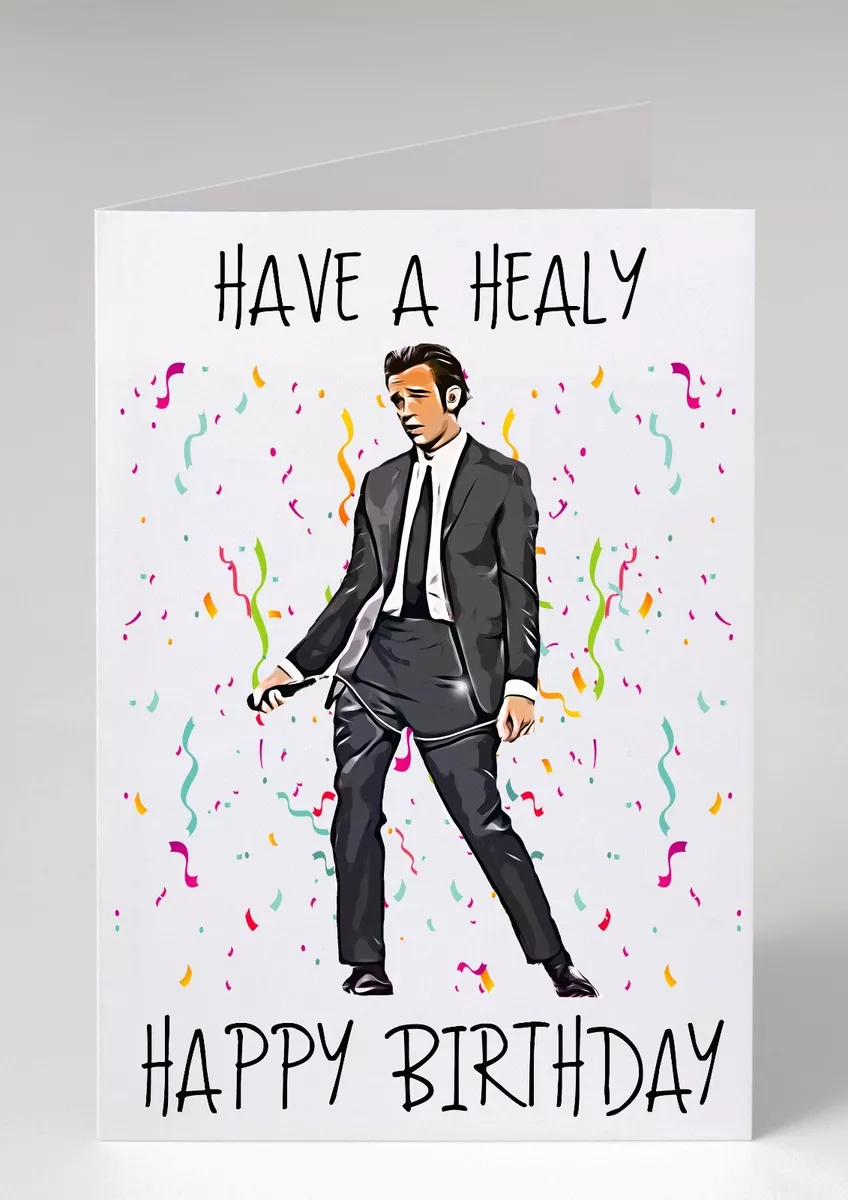 Large Personalised Matty Healy 1975 Singer Musician Birthday Greeting Card