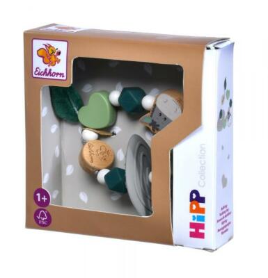 Eichhorn Baby Babywelt Holz HIPP Beißring grün 100005873