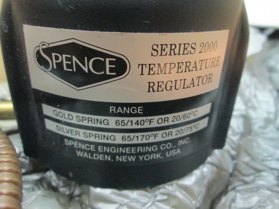 Spence Series 2000 Regulator Thermal Assembly Bulb Dia: 1" 8' (NIB) - Image 2 of 3