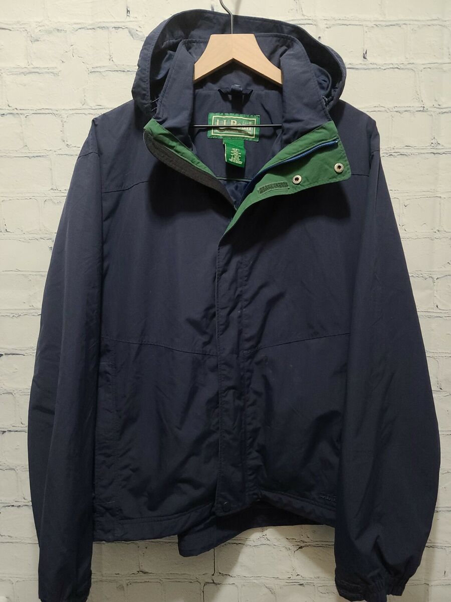 LL Bean Men's Full Zip Jacket 0 BCY9 Detachable Liner Blue LL Bean Men's Full Zip Jacket 0 BCY9 Detachable Liner Blue