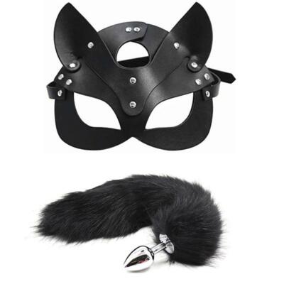 schwanz Anal Butt Stopper Plug Katze Maske Cosplay Sexspielzeug Fetisch SM  | eBay.de