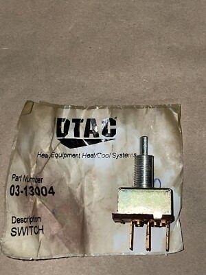 NEW DTAC 03-13004 4 Position Switch INDAK