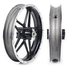 Front Rear 2.50-10 Tire Rim Hub Assembly Wheel for 2 Stroke Dirt Bike 49/50cc US