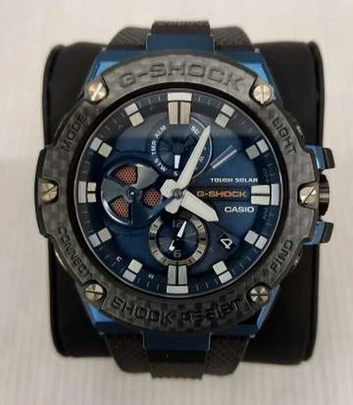 CASIO G-SHOCK GST-B100XB-2AJF Men Black Watch Tough Solar G-STEEL Carbon Bezel
