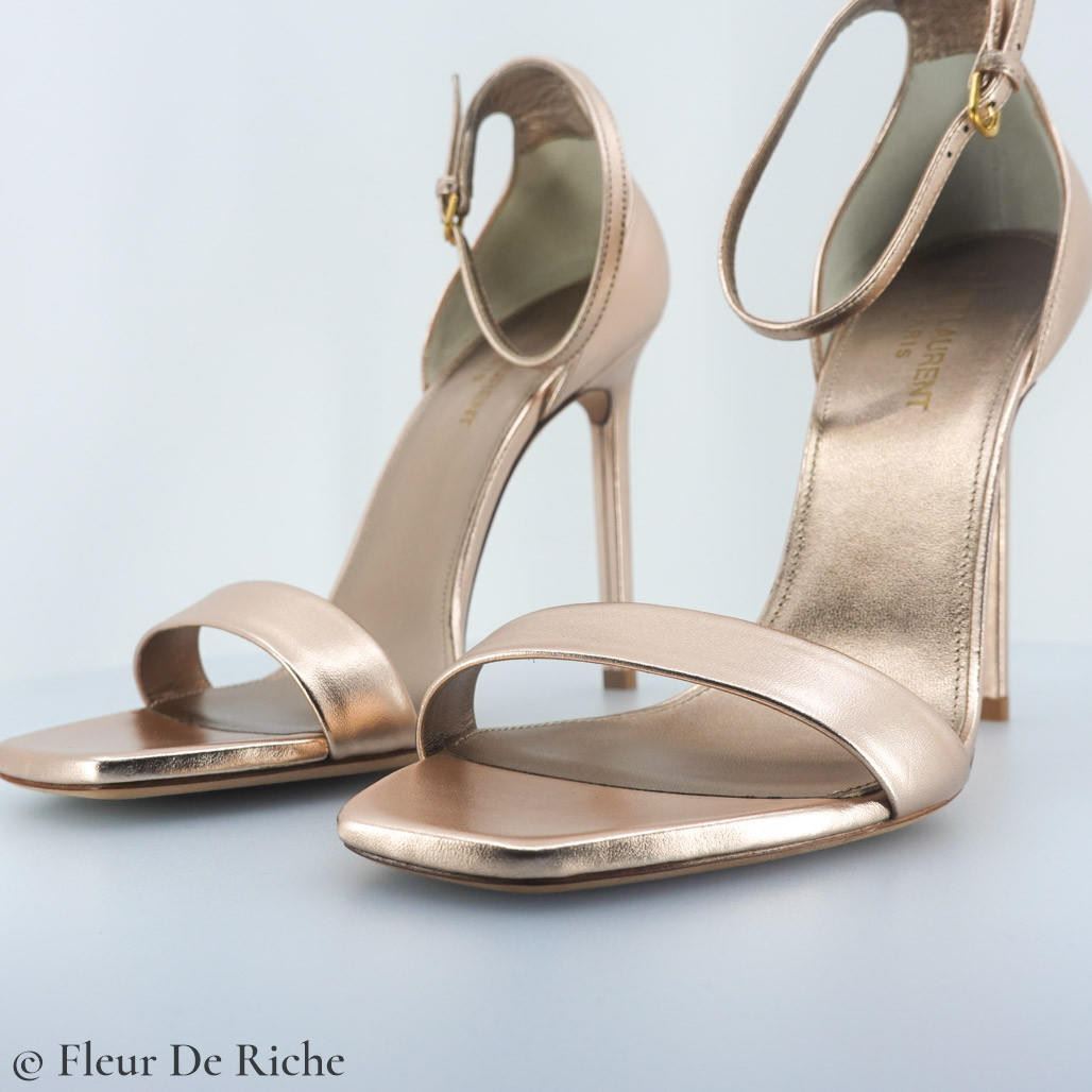 saint laurent amber slingback sandals