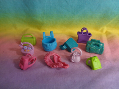 Lot of 10 Polly Pocket Bags Easter Basket Accessories - as is