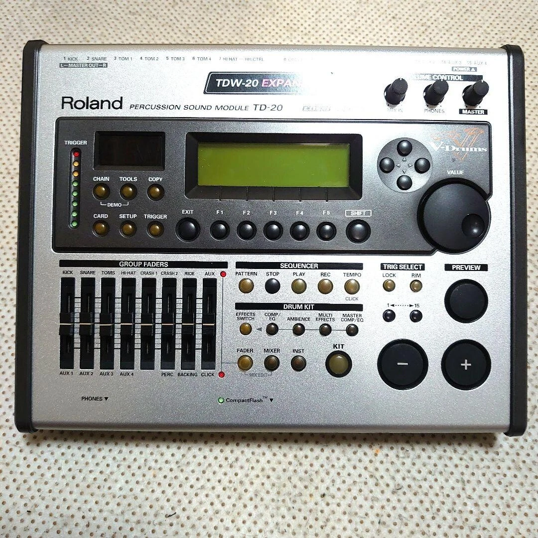 Roland TD-20X TDW-20 EXPANDED From Japan used