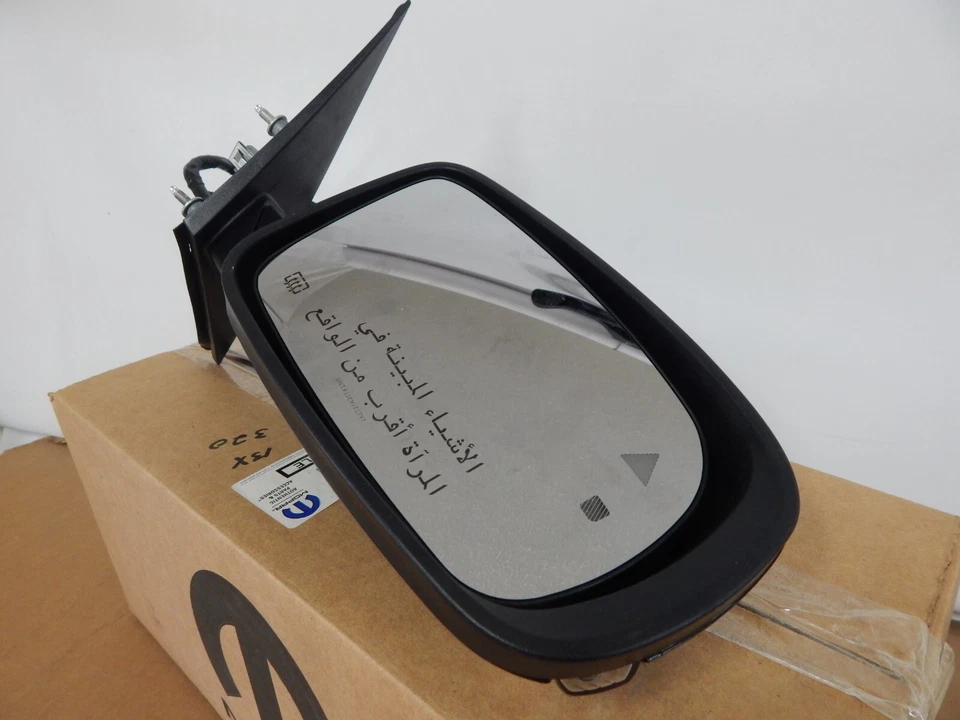 Nuevo espejo retrovisor lateral para pasajeros Chrysler 300 2011-2018 punto ciego Phantom negro fabricante de equipos originales Foto 3 de 4