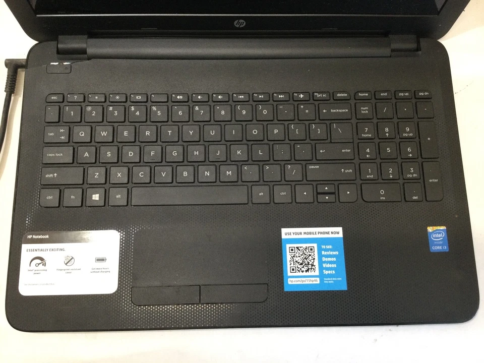 HP NOTEBOOK 15 AC121DX - INTEL I3 - 4GB RAM - FOR PARTS - READ DESCRIPTION - BB! - Image 3 of 4