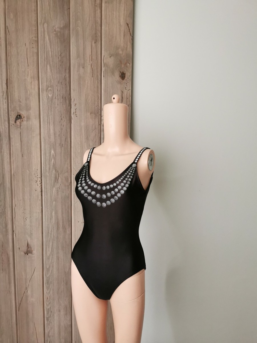 【CHANEL】SwimSuit 水着 38 BLACK Chanel Swimwear Swimsuit Black #38 172393 | eBay