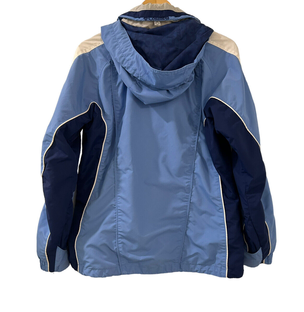 Columbia Coat Jacket Blue Full Zip Hood Insulated Columbia Coat Jacket Blue Full Zip Hood Insulated