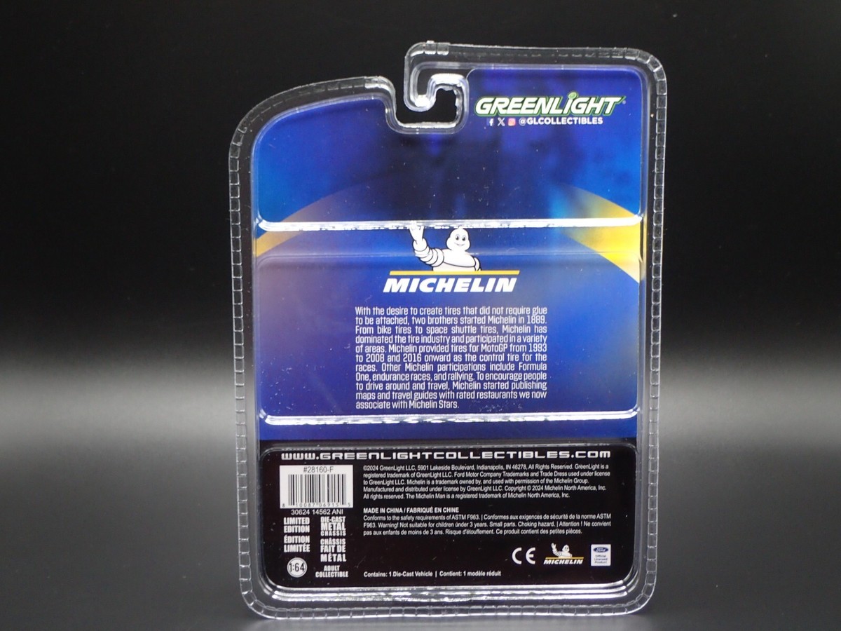 2025 GREENLIGHT 2021 FORD GT MICHELIN 135 YEARS ANNIVERSARY