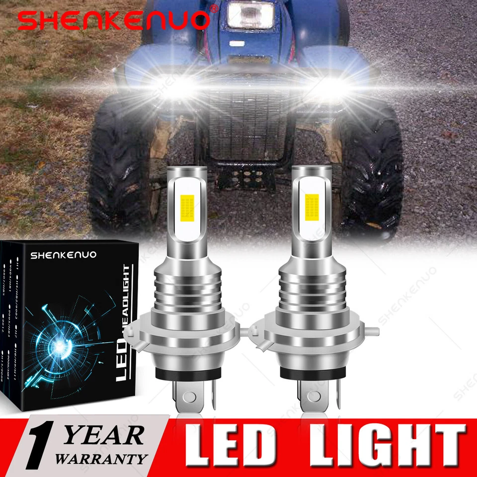 明亮的 LED 灯泡适用于 1995 - 1998 Polaris Magnum 425 4x4 车头灯:美国卖家 — 第 2/4 张图片
