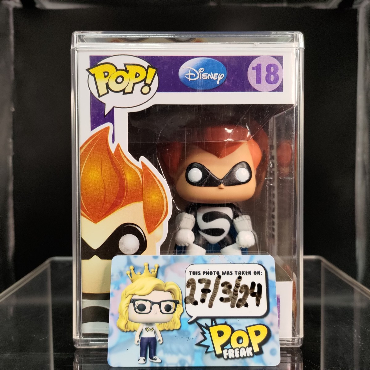 FUNKO POP! Vinyl RARE The Incredibles #18 Syndrome (Disney Logo