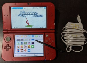 New Nintendo 3ds Xl Red 32 Gb With Stylus Charger And Games Ebay