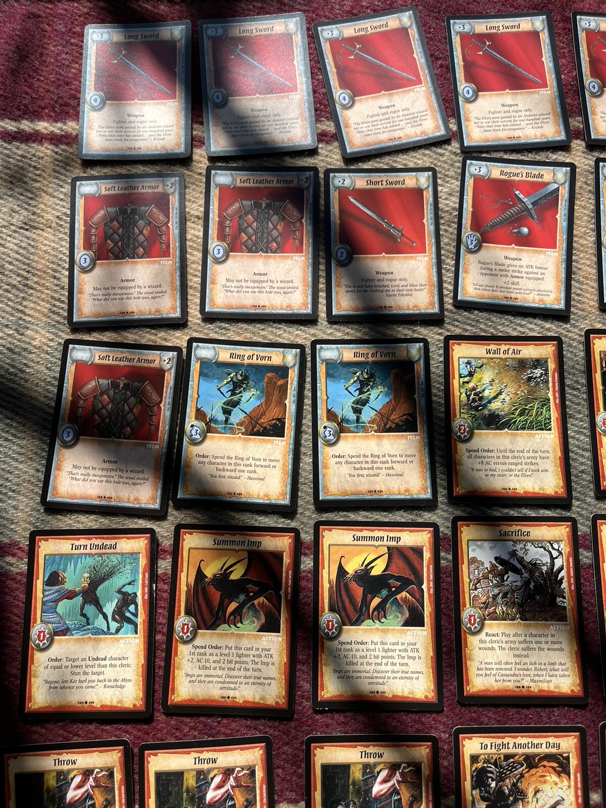 Warlord CCG Card Lot. Saga Of The Storm eBay