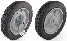 2 Pack Plastic Wheels Fits Snapper 3-5740 7035726 7035740 Walk Behind 10 X 1.75