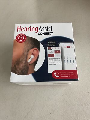 HearingAssist CONNECT Rechargeable 2 piece Kit Sealed